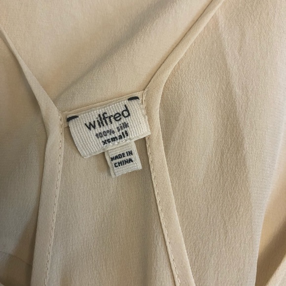 WILFRED 100% SILK DRESS NWOT - Picture 3 of 3